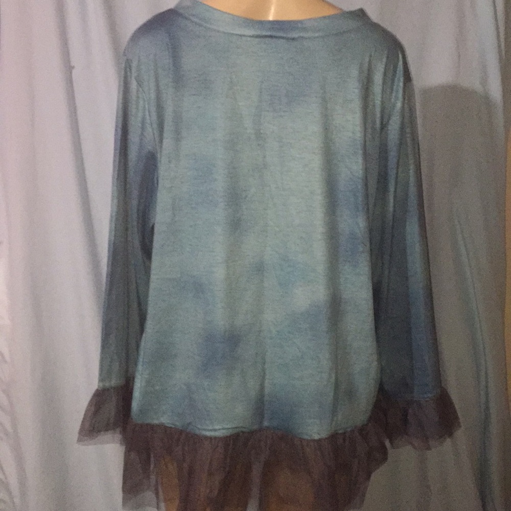 MissLook NWT Embellished Boho Chic Tunic Top P L - Picture 8 of 13
